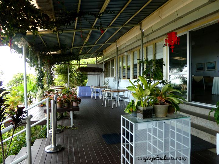 The Bellevue Hotel Cafe patio Penang