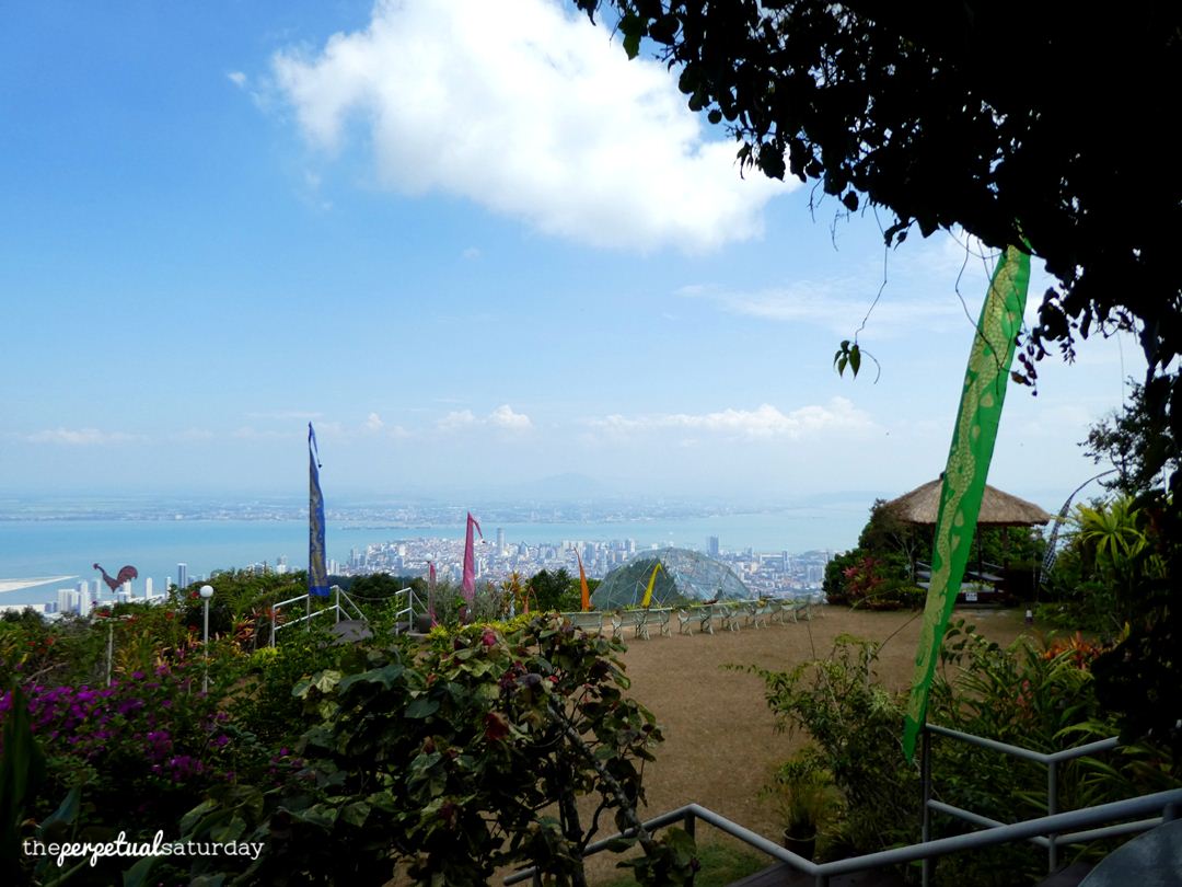 The Bellevue Hotel cafe view Penang