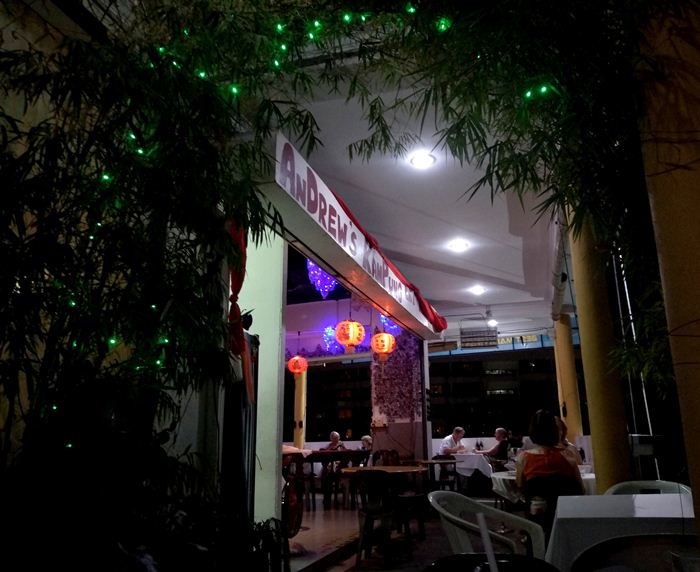 Andrew's Kampung restaurant, Batu Ferringhi, Penang