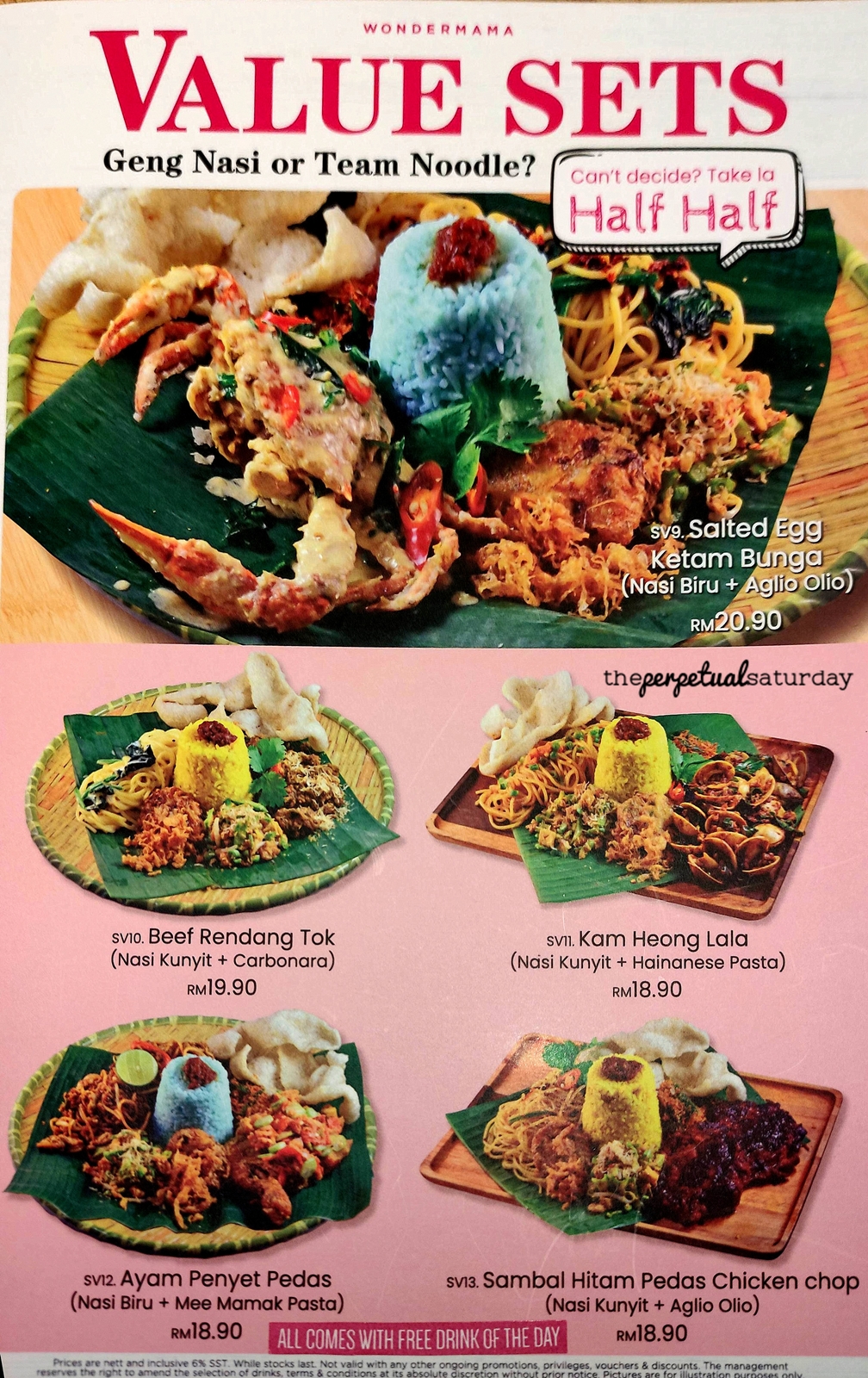 Wondermama menu 1 Utama, Selangor