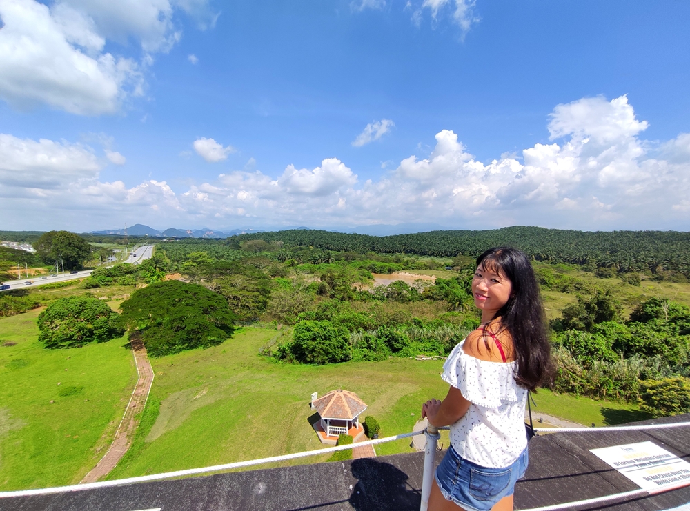 Kellie's Castle rooftop view