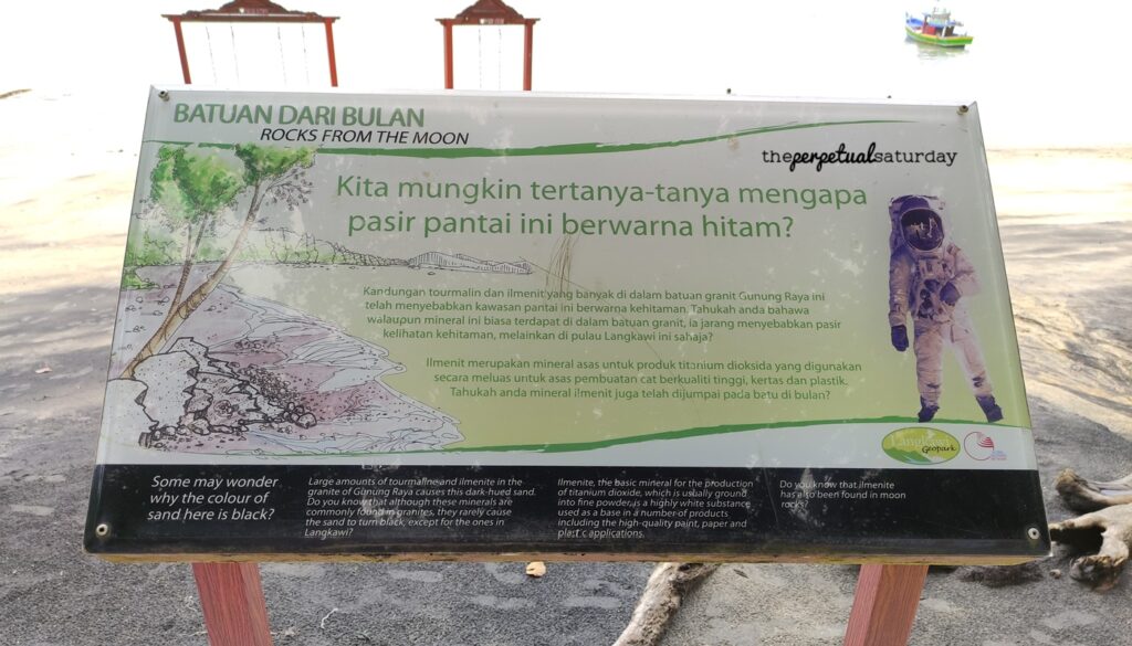 Black Sand Beach Langkawi, Pantai Pasir Hitam Langkawi, Why is sand black in Langkawi