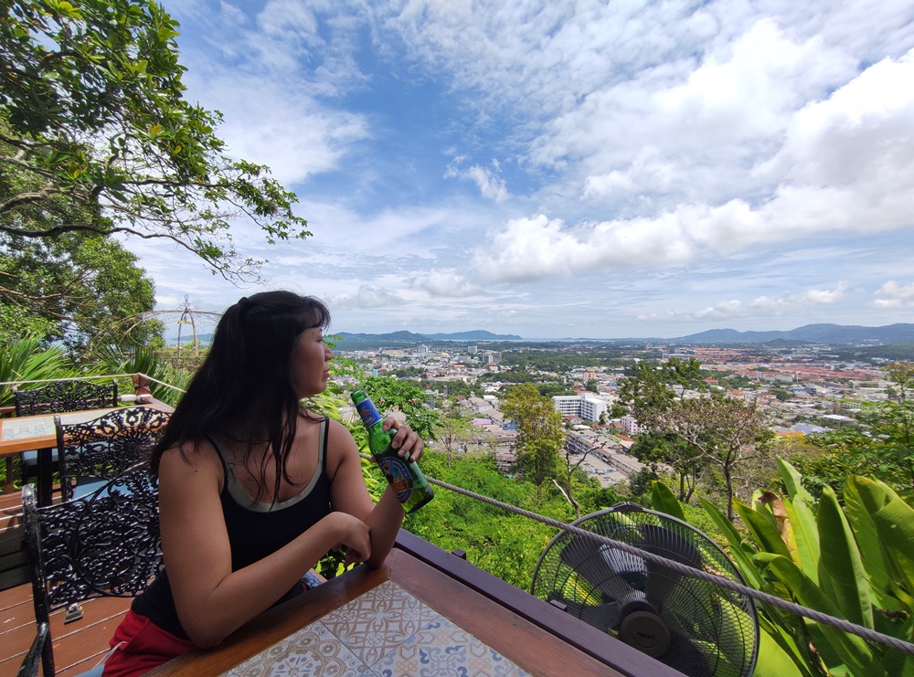 View at Tunk-ka Cafe Rang Hill Phuket