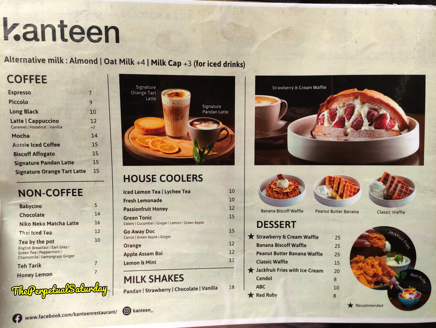 Kanteen menu Mont Kiara, Restaurants on Jalan Kiara 2