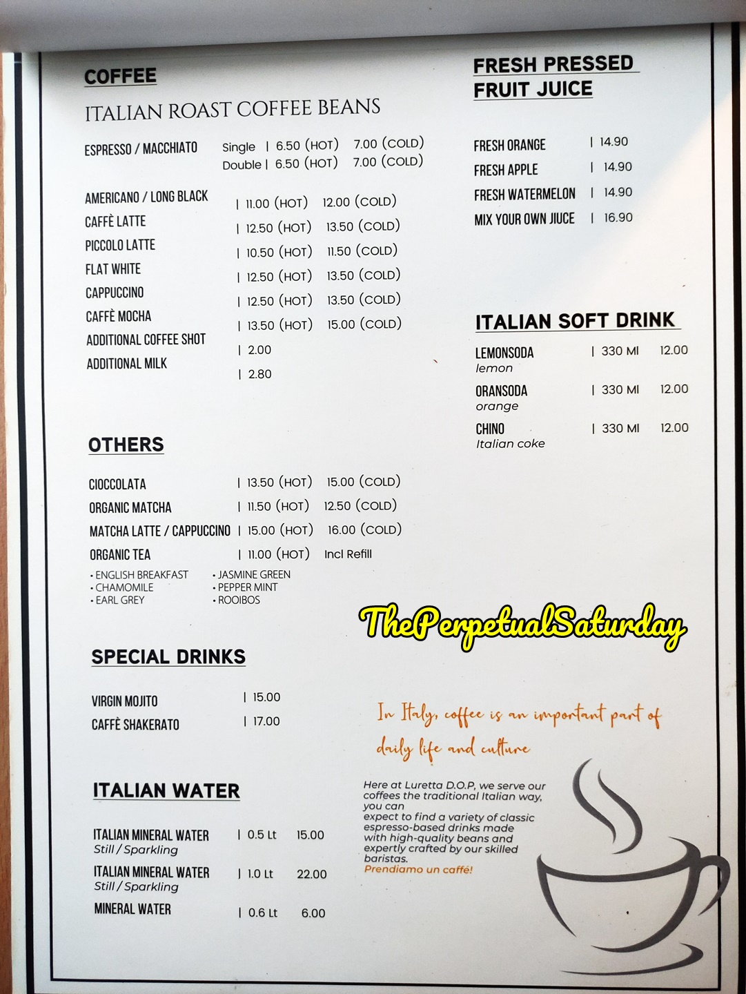 Luretta DOP prices 1 Utama Mall