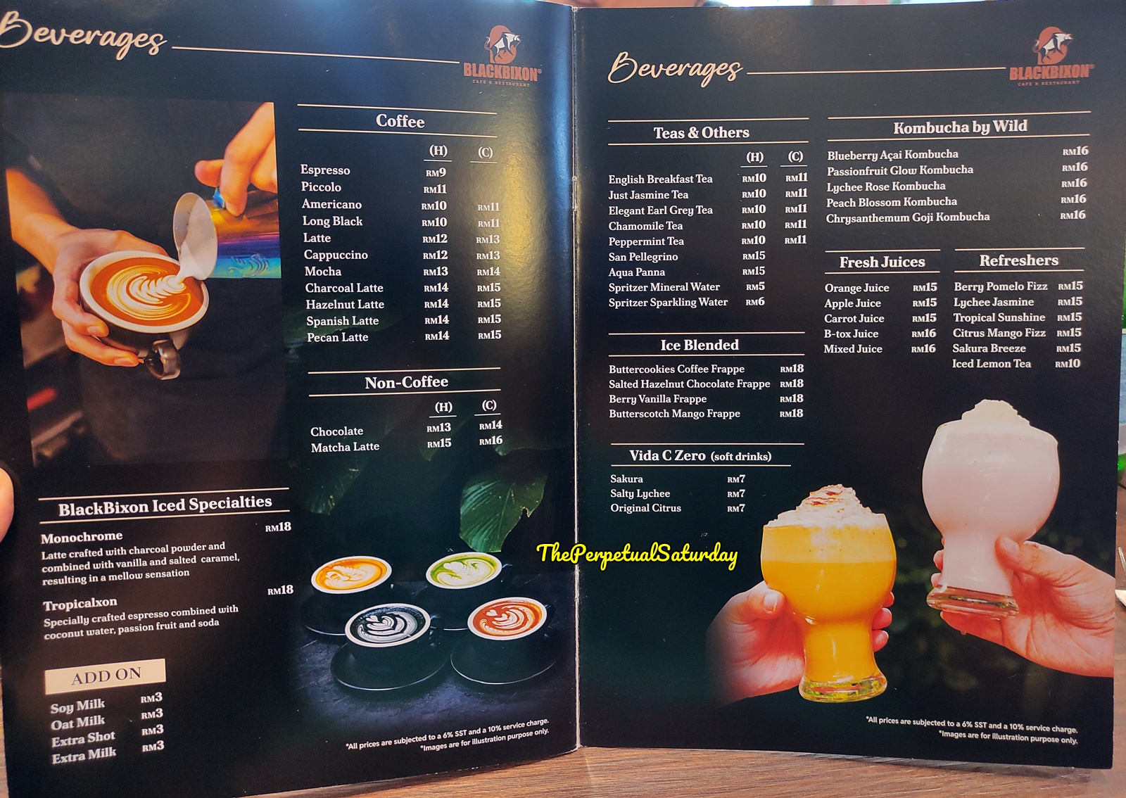 Cafes in Paradigm Mall Petaling Jaya