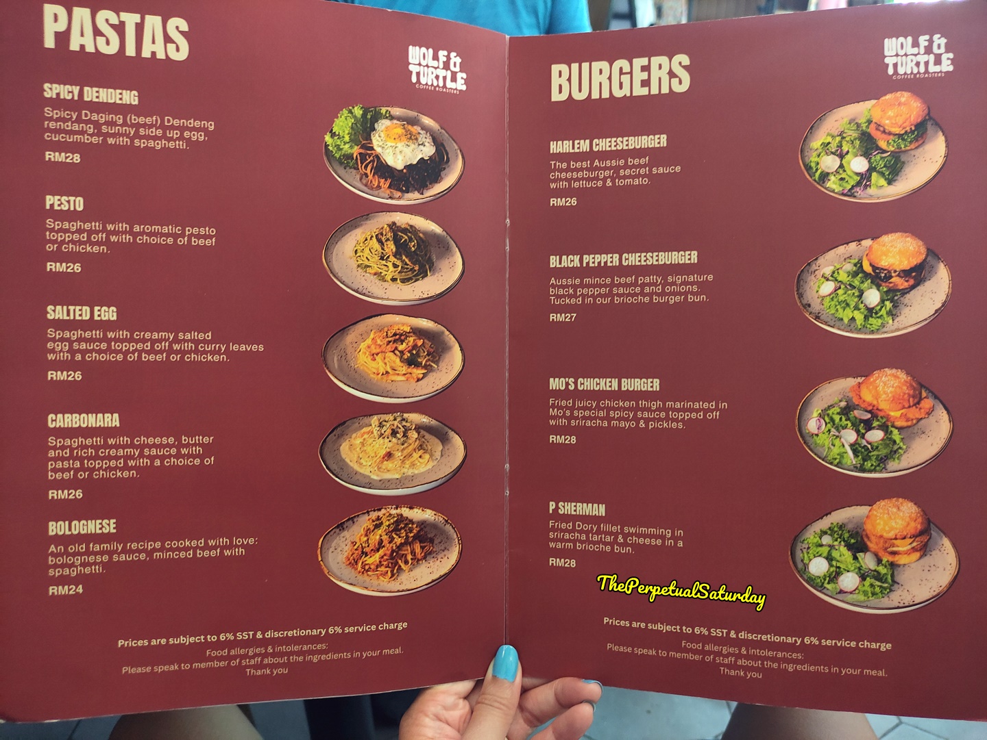 Wolf & Turtle Coffee The Stories of Taman Tunku menu