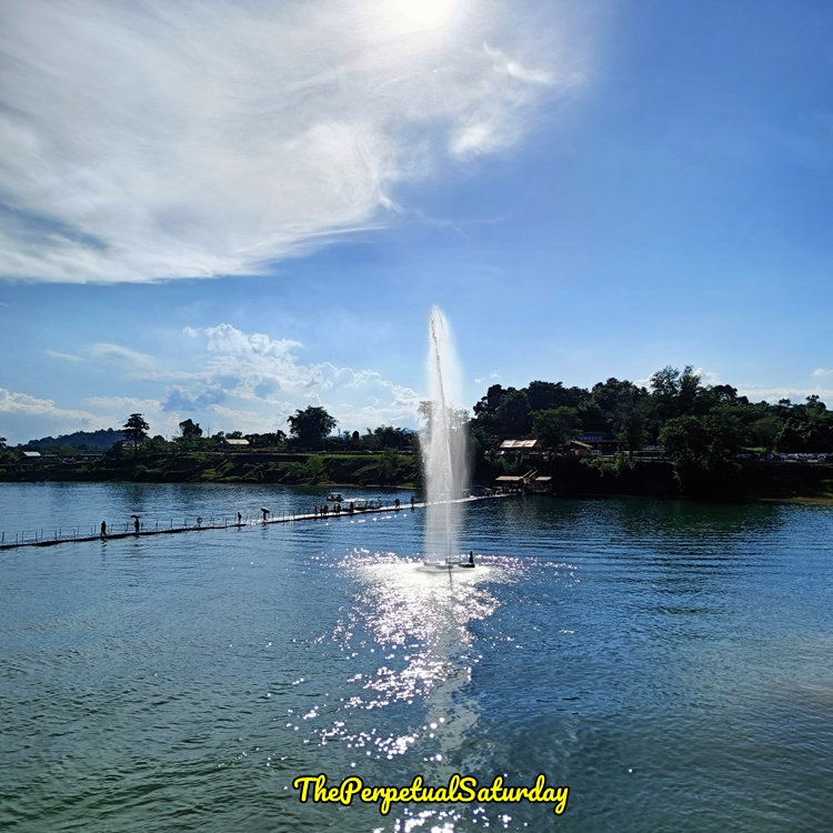 Blue lake in Bau Sarawak