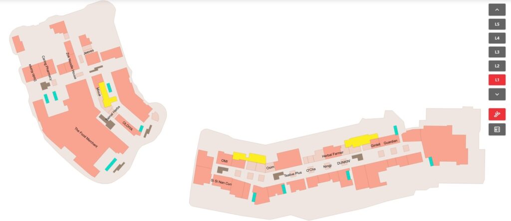 Map of Pavilion Damansara Heights Mall