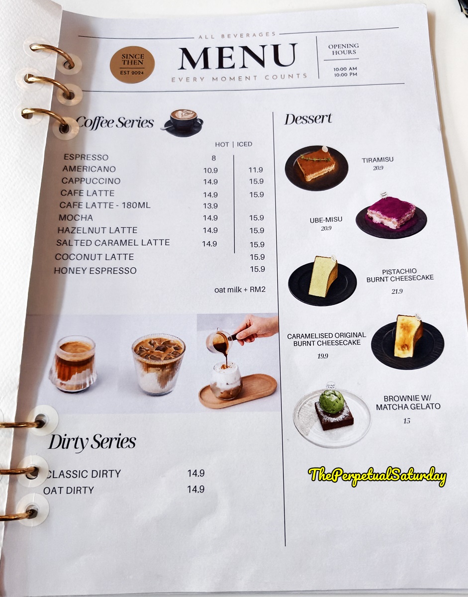 Since Then coffee dessert