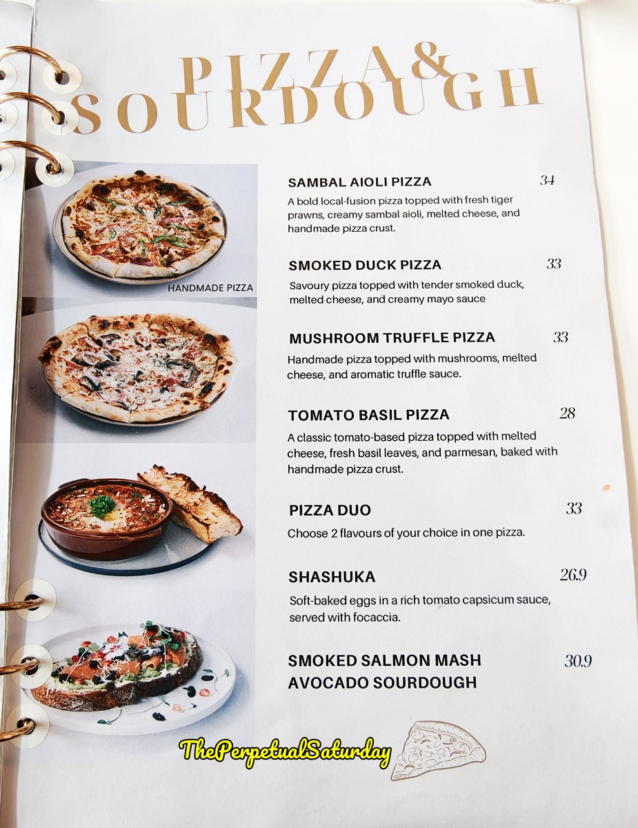 Since Then Menu prices