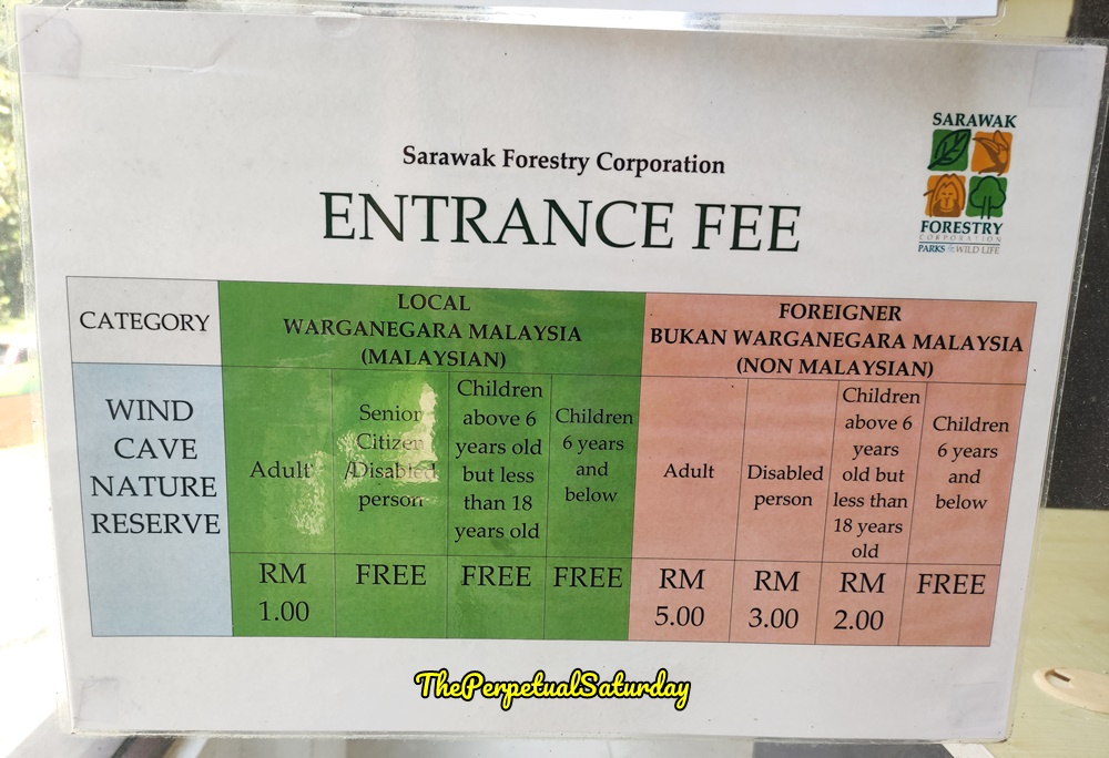 Wind Caves Entrance fee prices